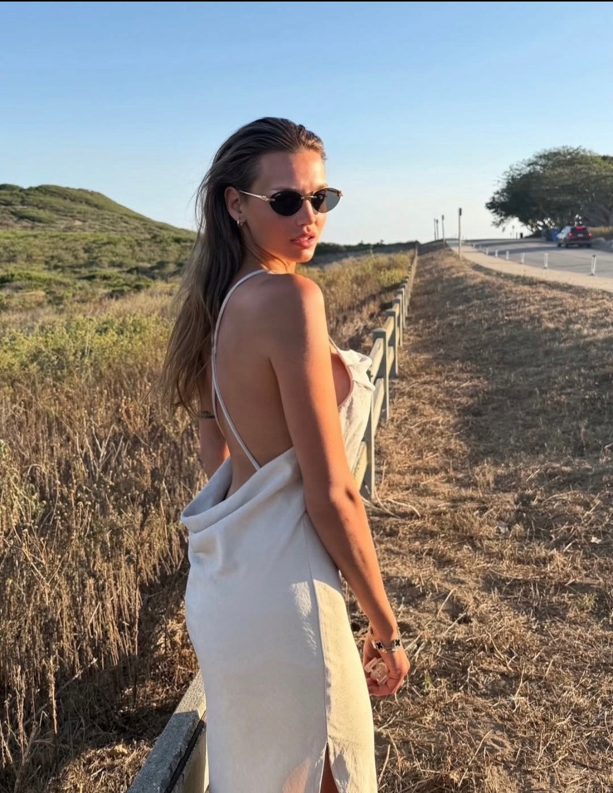 SUKIENKA CASABLANCA BELLUCI  ECRU