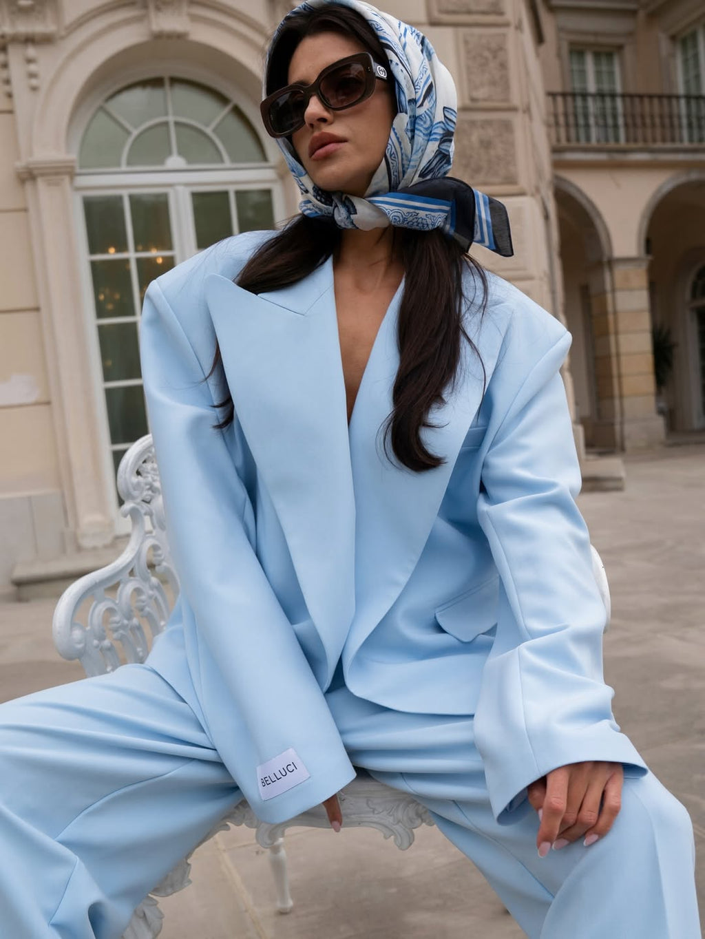 MARYNARKA BELLUCI BOSTON BABY BLUE